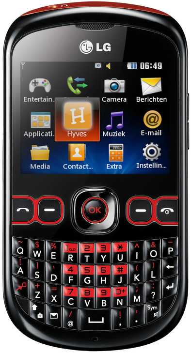 LG C300 Intouch Black Red is nooit meer leverbaar