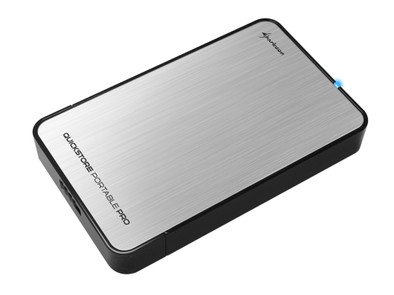 Sharkoon QuickStore Portable Pro 2,5 inch Zilver is nooit meer leverbaar