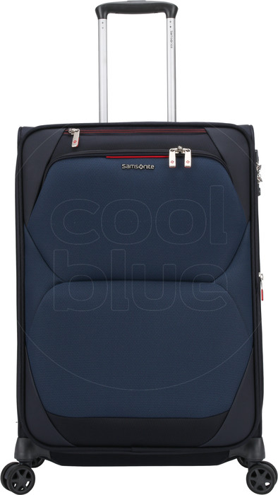 Samsonite Dynamore Expandable Spinner 67cm Blue is nooit meer leverbaar