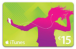 iTunes Card &amp;euro; 15,- is nooit meer leverbaar
