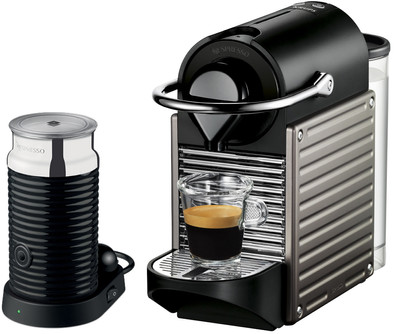 Krups Nespresso Pixie &amp; Aeroccino XN301D RVS is nooit meer leverbaar