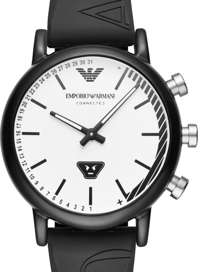Emporio Armani Connected Zwart/Zilver is nooit meer leverbaar