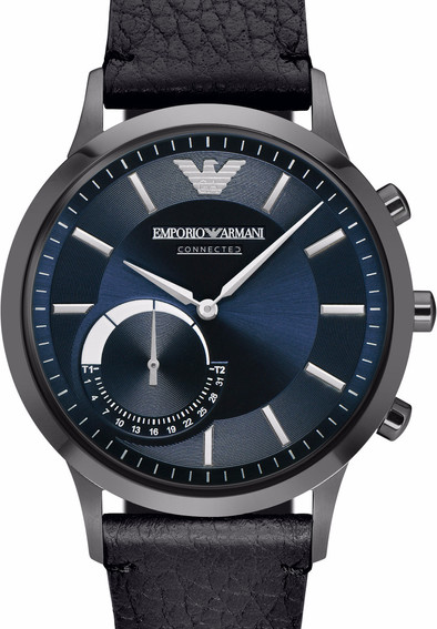 Emporio Armani Connected Blauw/Zwart is nooit meer leverbaar