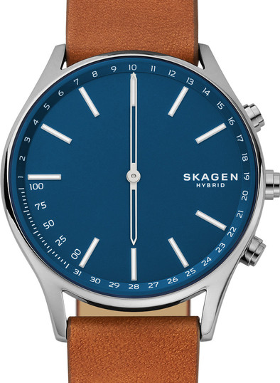 Skagen Holst Connected Hybrid Blue Brown Coolblue Smartwatches