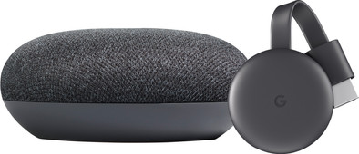 Google Home Mini Grijs + Google Chromecast V3 is nooit meer leverbaar