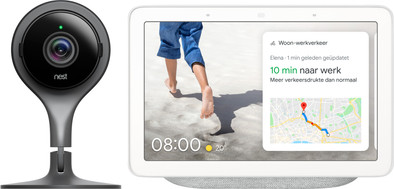 Google Nest Cam Indoor + Google Nest Hub Chalk is nooit meer leverbaar