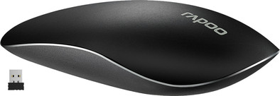 Rapoo T8 Draadloze Laser Touch Muis Zwart is nooit meer leverbaar