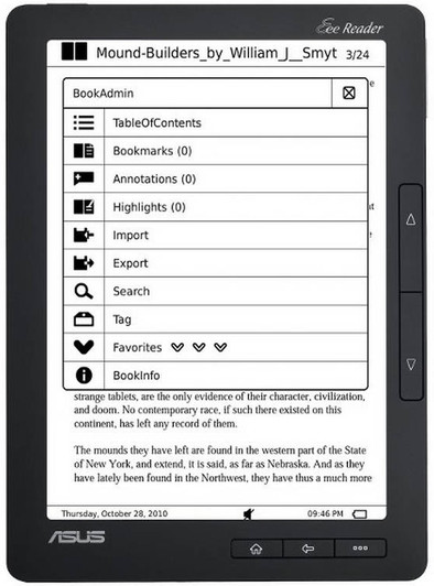 Asus Eee Reader DR900 is nooit meer leverbaar