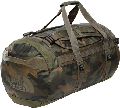 The North Face Base Camp Duffel M Burnt Olive Green Woods Camo Coolblue Travel bags