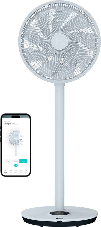 Duux Whisper Flex 2 Smart Ice Blue is nooit meer leverbaar