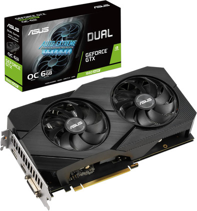 Asus GeForce GTX 1660 Super Dual OC EVO 6G Coolblue Video cards