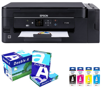 Epson Ecotank ET-2650 incl. Printpakket voor ruim 20.000 prints is nooit meer leverbaar