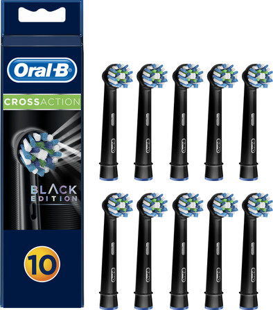 Oral-B Cross Action zwarte opzetborstels (10 stuks) is nooit meer leverbaar