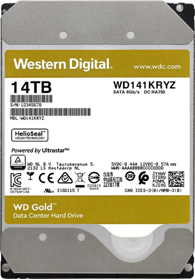 WD Gold WD141KRYZ 14TB is no longer available