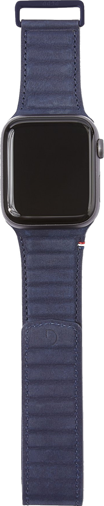 Decoded Apple Watch 38/40mm Leren Bandje Blauw is nooit meer leverbaar