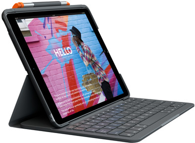 Logitech Slim Folio Apple iPad (2021&#x2F;2020) Toetsenbord Hoes QWERTY is nooit meer leverbaar