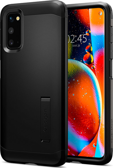 Spigen Tough Armor Samsung Galaxy S20 Back Cover Black Coolblue