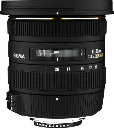 Sigma F 10-20mm f/3.5 EX DC HSM Nikon is nooit meer leverbaar