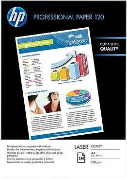 HP Professional Glossy Laser Papier 250 Vel A4 (120 g/m2) is nooit meer leverbaar