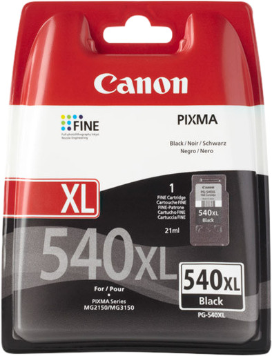 Canon PG-540XL Cartridge Zwart is nooit meer leverbaar