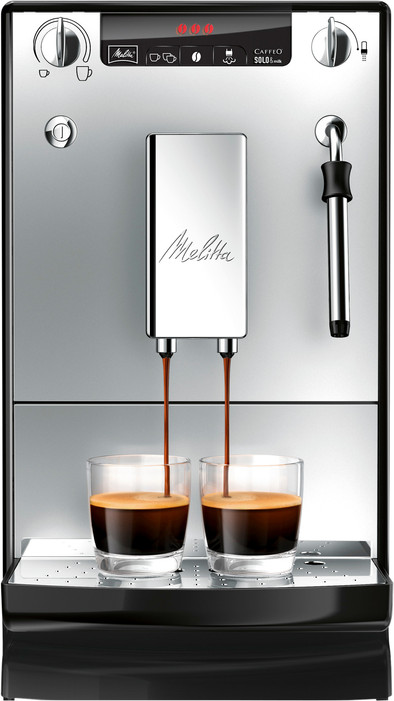Melitta Caffeo Solo & Milk Silver/Black | Coolblue