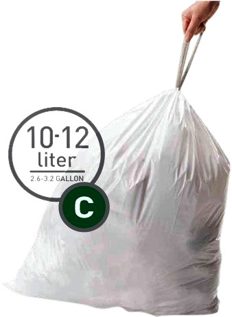 Simplehuman Trash Bags Code C - 10 to 12 Liters (20 units) is no longer available