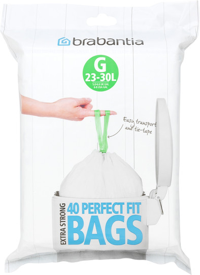 Brabantia Trash Bag Code G - 23-30 Liters (40 units) is no longer available