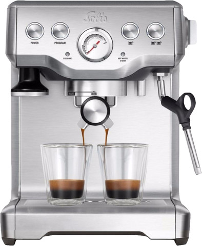 Solis Caffespresso Pro 117 Zilver is nooit meer leverbaar