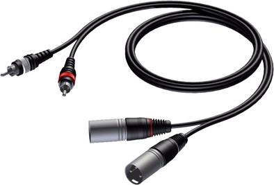 ProCab CAB701 2x XLR (m) - RCA 1,5 meter is no longer available