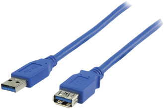 Valueline USB 3.0 Verlengkabel 3m blauw is nooit meer leverbaar