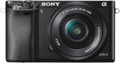 Sony Alpha A6000 Zwart + PZ 16-50mm OSS is nooit meer leverbaar
