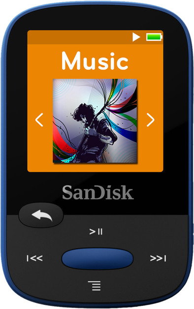 Sandisk Sansa Clip Sports 8GB blauw is nooit meer leverbaar