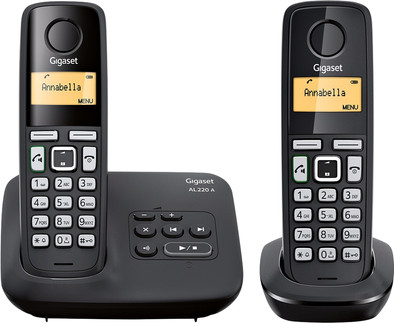 Gigaset AL220A Duo Zwart is nooit meer leverbaar