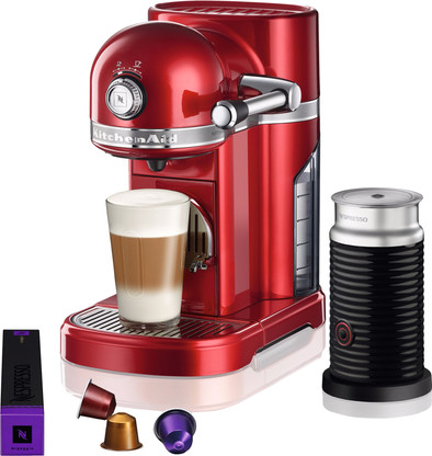 KitchenAid Nespresso and Aeroccino 5KES0504 Apple Red is no longer available