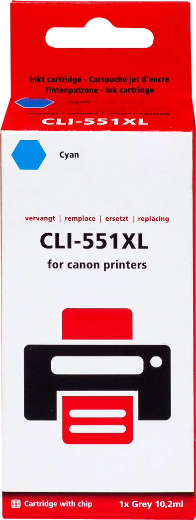 Pixeljet CLI-551XL Cartridge Cyaan is nooit meer leverbaar