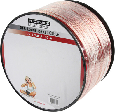 Konig OFC Loudspeaker cable (2 x 4 mm) 50 meters is no longer available
