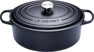 Le Creuset Signature Ovale Braadpan 27 cm Mat Zwart is nooit meer leverbaar