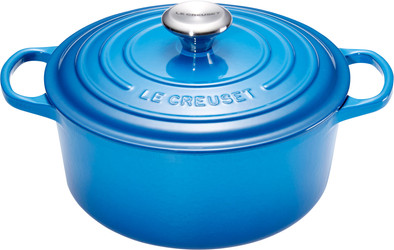 Le Creuset Ronde Braadpan 26 cm Marseilleblauw is nooit meer leverbaar