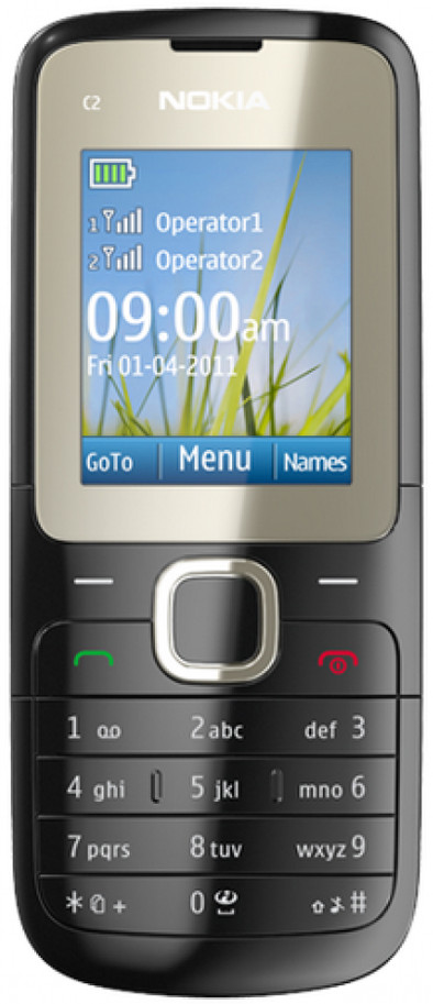 Nokia C2-00 Dual Sim Jet Black is nooit meer leverbaar
