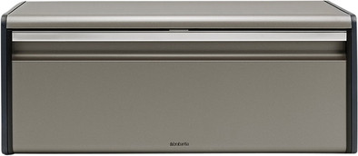 Brabantia Broodtrommel Klepdeksel Platinum is nooit meer leverbaar