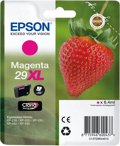 Epson 29XL Cartridge Magenta is no longer available