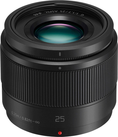 Panasonic Lumix G 25mm f/1.7 ASPH Zwart is nooit meer leverbaar