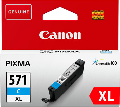 Canon CLI-571XL Cartridge Cyaan is nooit meer leverbaar