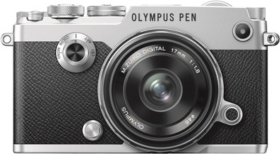 Olympus PEN-F Zilver + 17mm is nooit meer leverbaar