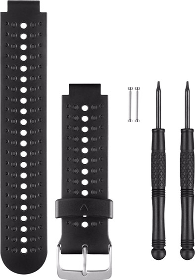 Garmin Forerunner 235/230/630 Siliconen Bandje Zwart/Grijs is nooit meer leverbaar