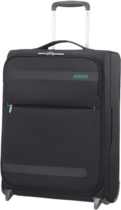 American Tourister Herolite Super Light Upright 55cm Volcane Black is nooit meer leverbaar