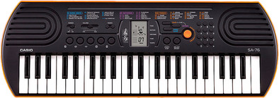 Casio SA-76 is nooit meer leverbaar