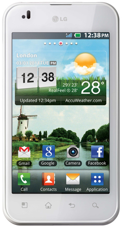 LG Optimus White is nooit meer leverbaar