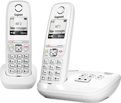 Gigaset AS405A Duo Wit is nooit meer leverbaar