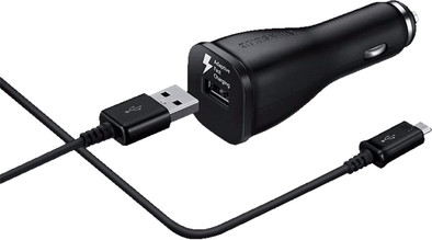 Samsung USB C Autolader 1,5 meter Zwart 2A is nooit meer leverbaar